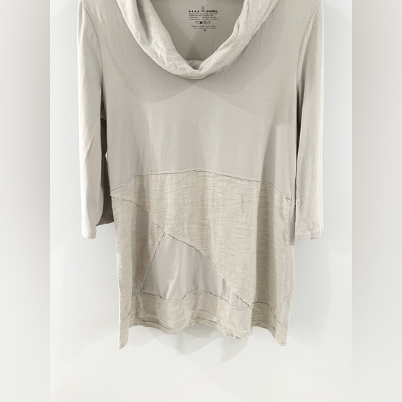Neon Buddha Cowl Neck Tunic Gray Size Medium - Picture 3 of 5